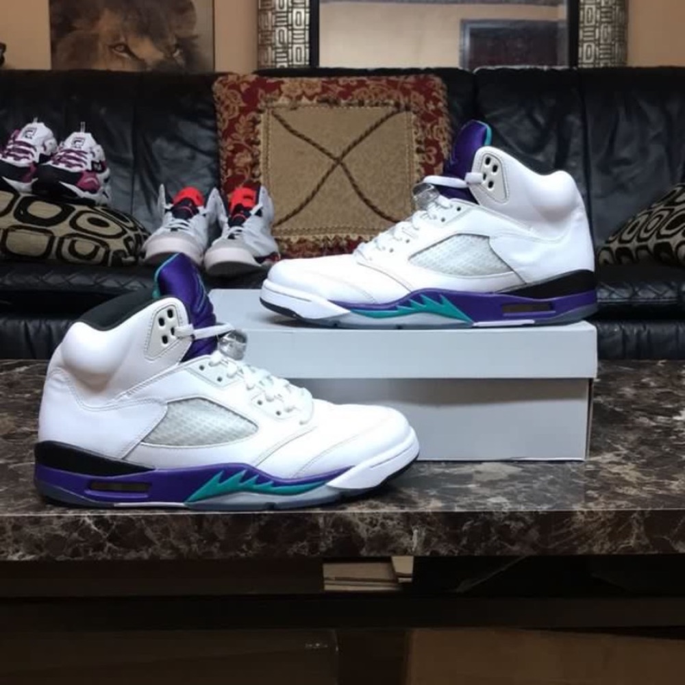 Grape 5 Jordan’s sz 11